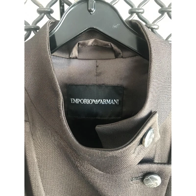 Pre-owned Emporio Armani Jacket In Brown