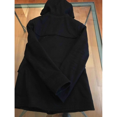 Pre-owned Tommy Hilfiger Wool Dufflecoat In Black