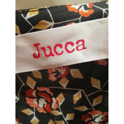 Pre-owned Jucca Black Cotton Dress