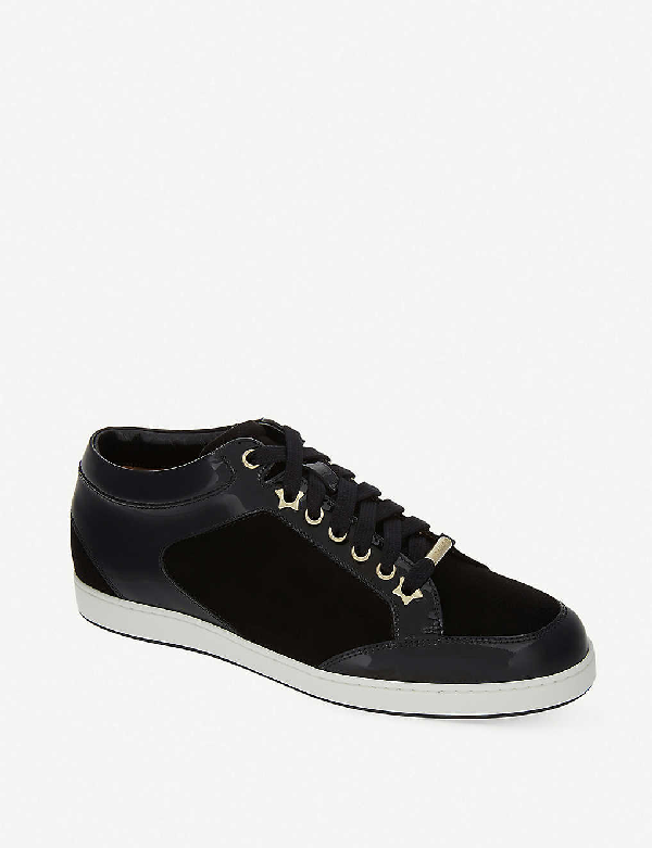 patent leather trainers