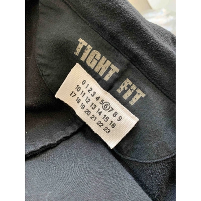 Pre-owned Mm6 Maison Margiela Black Cotton Jacket