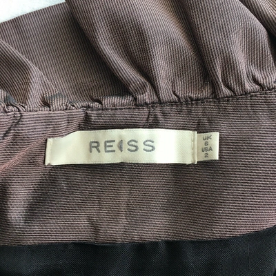 Pre-owned Reiss Mini Dress In Metallic