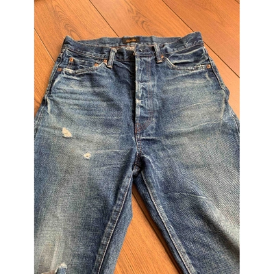Pre-owned Chimala Blue Denim - Jeans Trousers