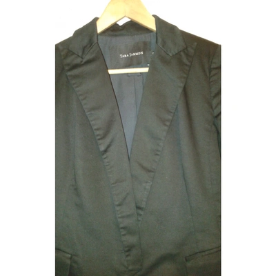 Pre-owned Tara Jarmon Short Vest In Black