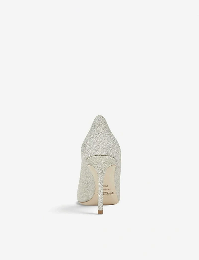 Jimmy Choo Romy 85 Dusty Glitter Pumps Women In Grey