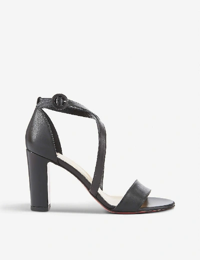 Shop Christian Louboutin Loubi Bee 85 Kid In Black