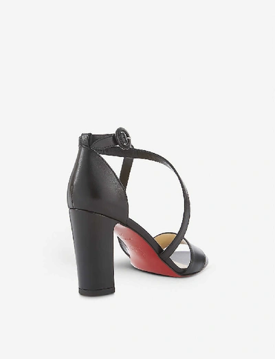 Shop Christian Louboutin Loubi Bee 85 Kid In Black