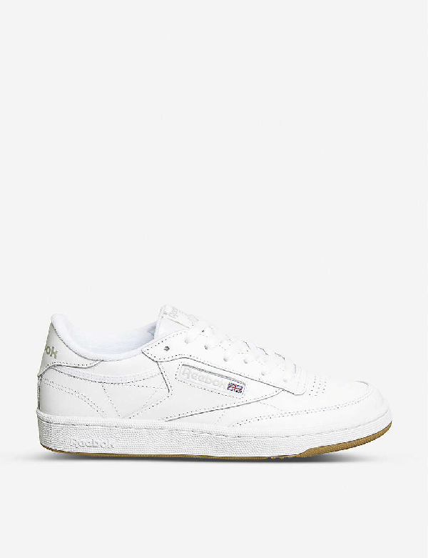 Reebok Club C 85 Classic Lace Up Sneakers In White | ModeSens