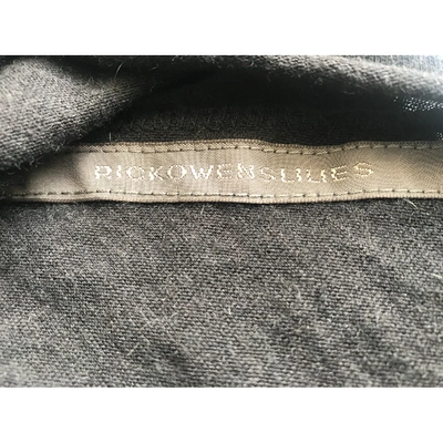 Pre-owned Rick Owens Mid-length Dress In Anthracite