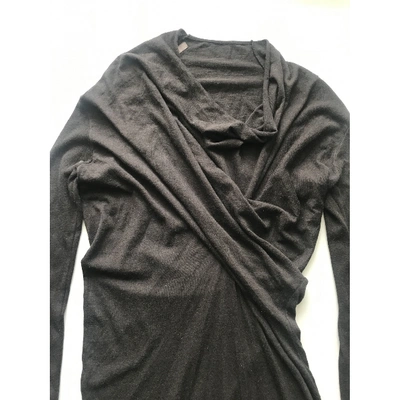 Pre-owned Rick Owens Mid-length Dress In Anthracite