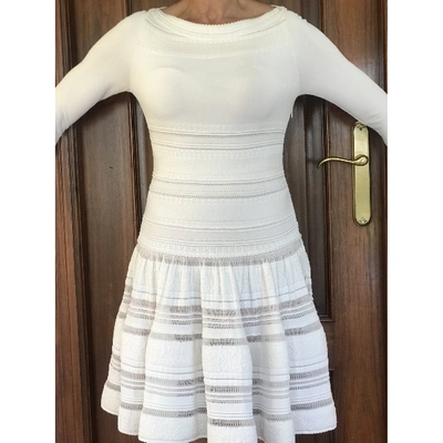 Pre-owned Alaïa White Dress