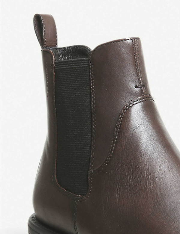 Vagabond Amina Leather Chelsea Boot In Espresso Leather | ModeSens