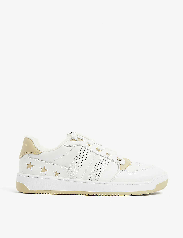 leather star trainers