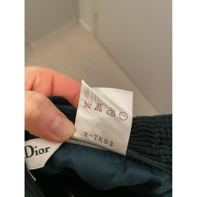 Pre-owned Dior Green Cotton Shorts