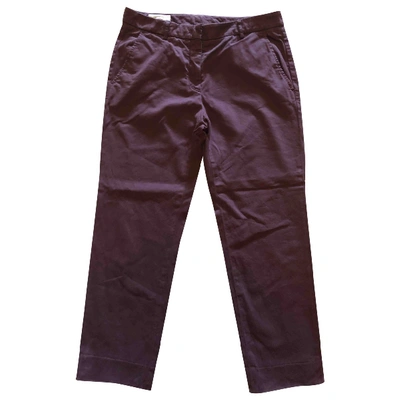 Pre-owned Incotex Slim Pants In Purple