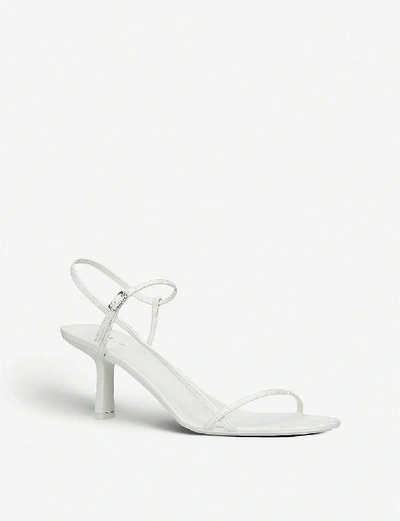 Shop The Row Bare Leather Heeled Sandals