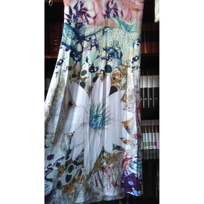 Pre-owned Etro Silk Mid-length Dress In Multicolour