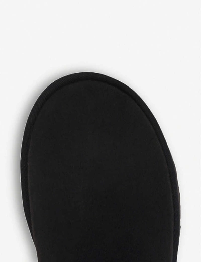 Ugg Logo Patch Mid-tube Boots In Black