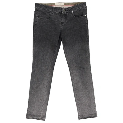 Pre-owned Alexander Mcqueen Straight Jeans In Grey