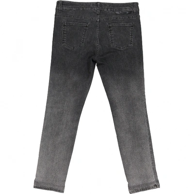 Pre-owned Alexander Mcqueen Straight Jeans In Grey