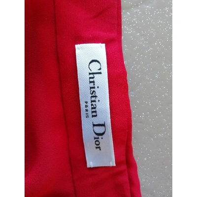 Pre-owned Dior Red  Jumpsuit