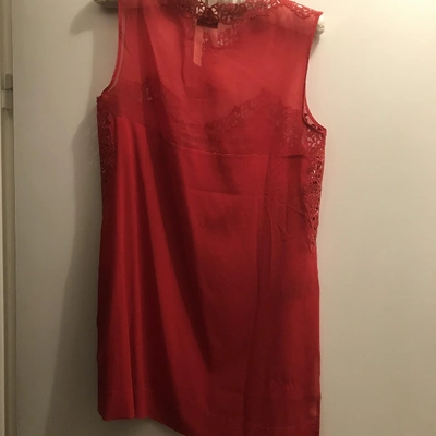 Pre-owned La Perla Silk Blouse In Red