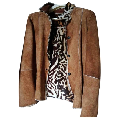 Pre-owned Sylvie Schimmel Brown Shearling Coat