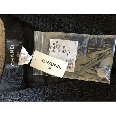 Pre-owned Chanel Black Tweed Jacket