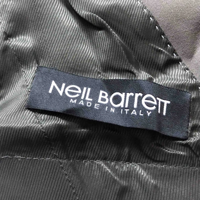 Pre-owned Neil Barrett Short Waistcoat In Khaki