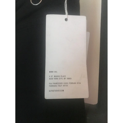 Pre-owned Alyx Black Denim - Jeans Trousers