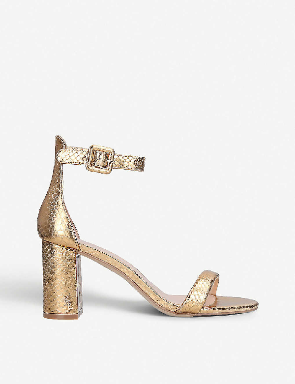 kurt geiger gold shoes