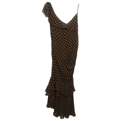 Pre-owned Bcbg Max Azria Silk Mid-length Dress In Other