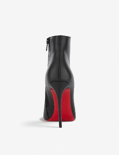 Shop Christian Louboutin Eloise Booty 100 Calf Black