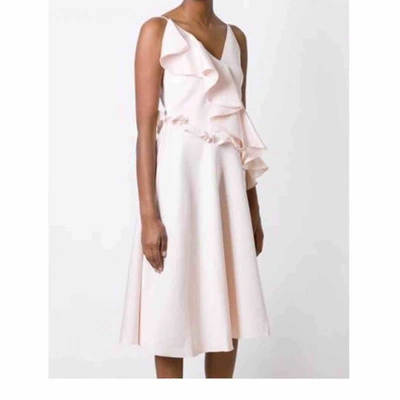 Pre-owned Anna October Mid-length Dress In Pink