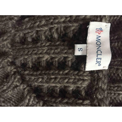 Pre-owned Moncler Brown Wool Dress