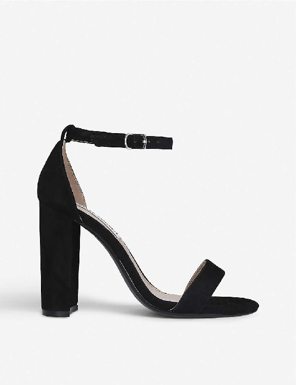 steve madden suede heeled sandals