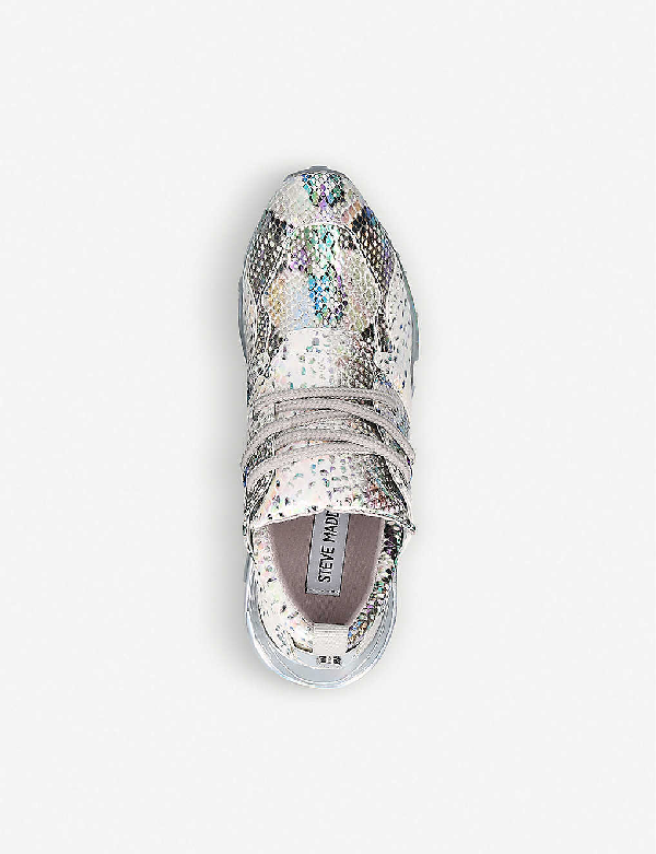 steve madden snakeskin trainers