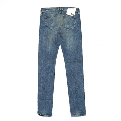 Pre-owned Rag & Bone Blue Cotton - Elasthane Jeans