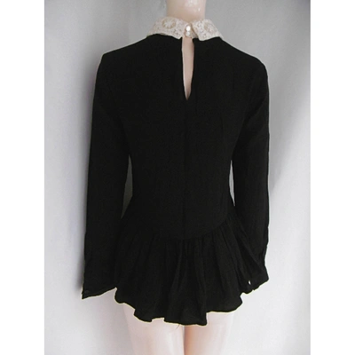 Pre-owned Opening Ceremony Black Synthetic Top