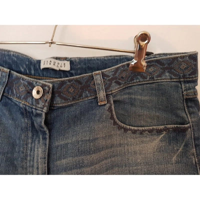 Pre-owned Claudie Pierlot Blue Cotton Jeans