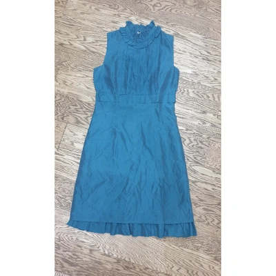 Pre-owned Max Mara Mini Dress In Green