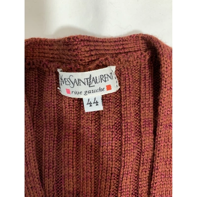 Pre-owned Saint Laurent Wool Cardi Coat In Other
