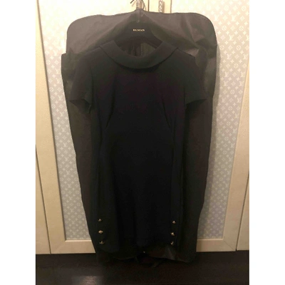 Pre-owned Francesco Scognamiglio Black Cotton Dress