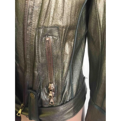 Pre-owned Sylvie Schimmel Leather Short Vest In Other