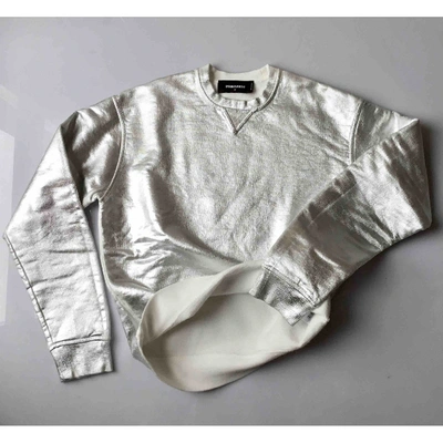 Pre-owned Dsquared2 Silver Cotton Knitwear