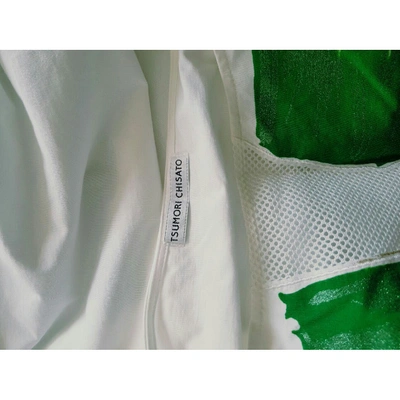 Pre-owned Tsumori Chisato Green Cotton  Top
