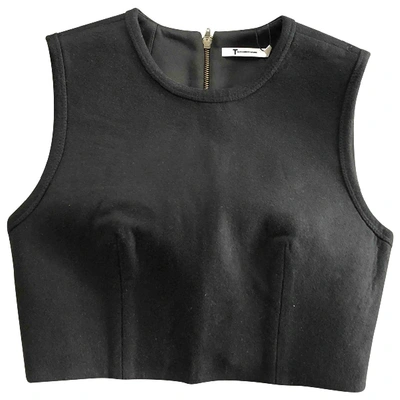 Pre-owned Alexander Wang T Black Polyester Top