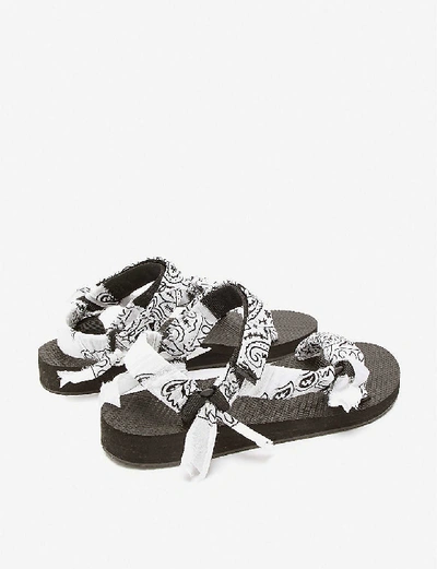 Shop Arizona Love Trekky Bandana Woven Sandals In White