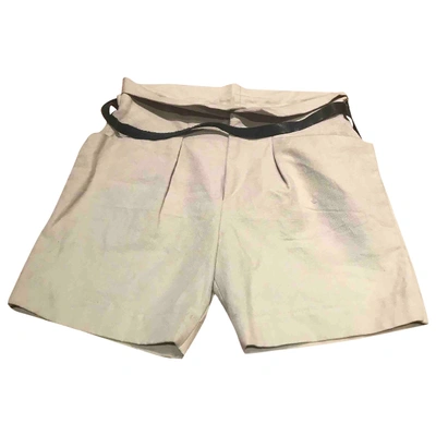 Pre-owned Isabel Marant Beige Cloth Shorts