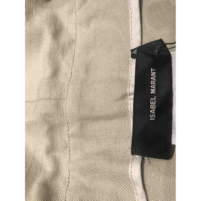 Pre-owned Isabel Marant Beige Cloth Shorts